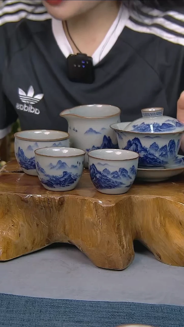 5件套陶瓷茶具家用简装系列