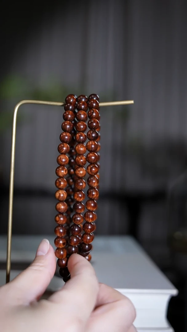 手串/手链黄花梨/降香黄檀无胶无蜡海南黄花梨沉水老料0.8/108