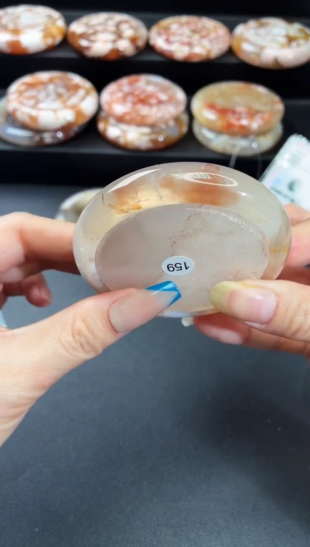 手镯玛瑙/玉髓未镶嵌石英质玉55圈54/55带(赠送镯心)