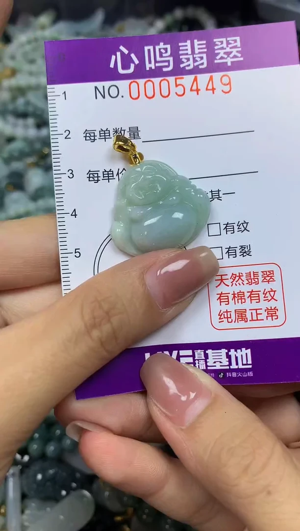 翡翠未镶嵌颈饰闪购005449