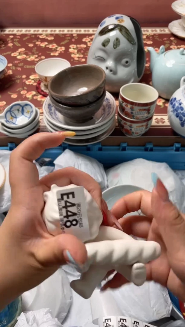 瓷片谢*枳瓷器瓷器E448
