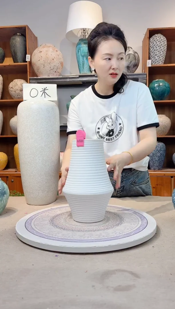瓶陶瓷花瓶  福利  不装水 a533