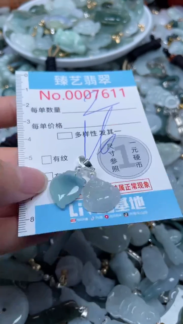 颈饰未镶嵌翡翠7611