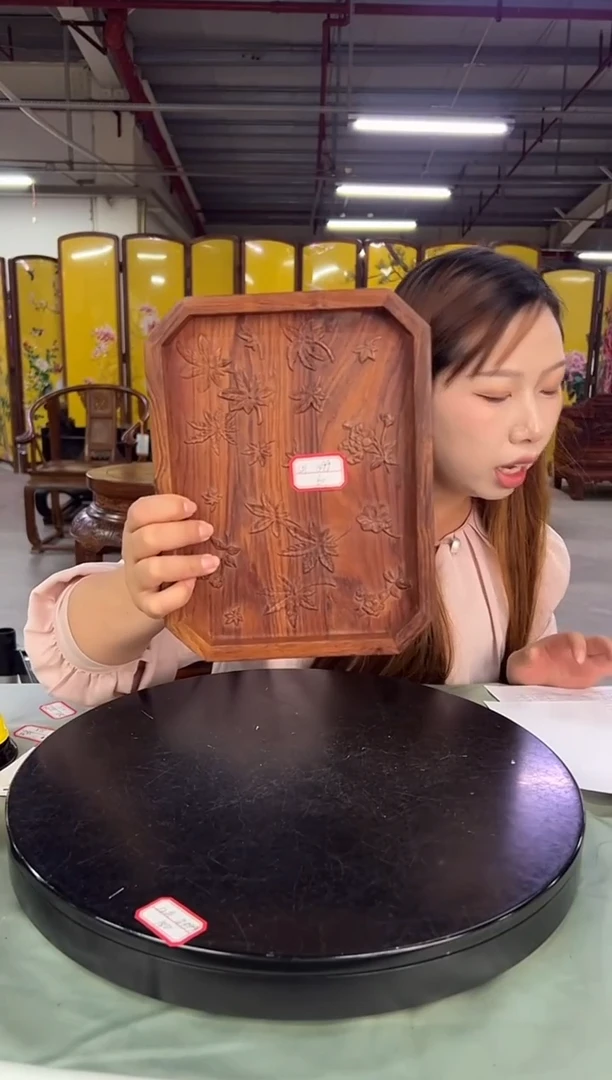 木上**草DZ1013-P7MK--枫叶托盘（拍）