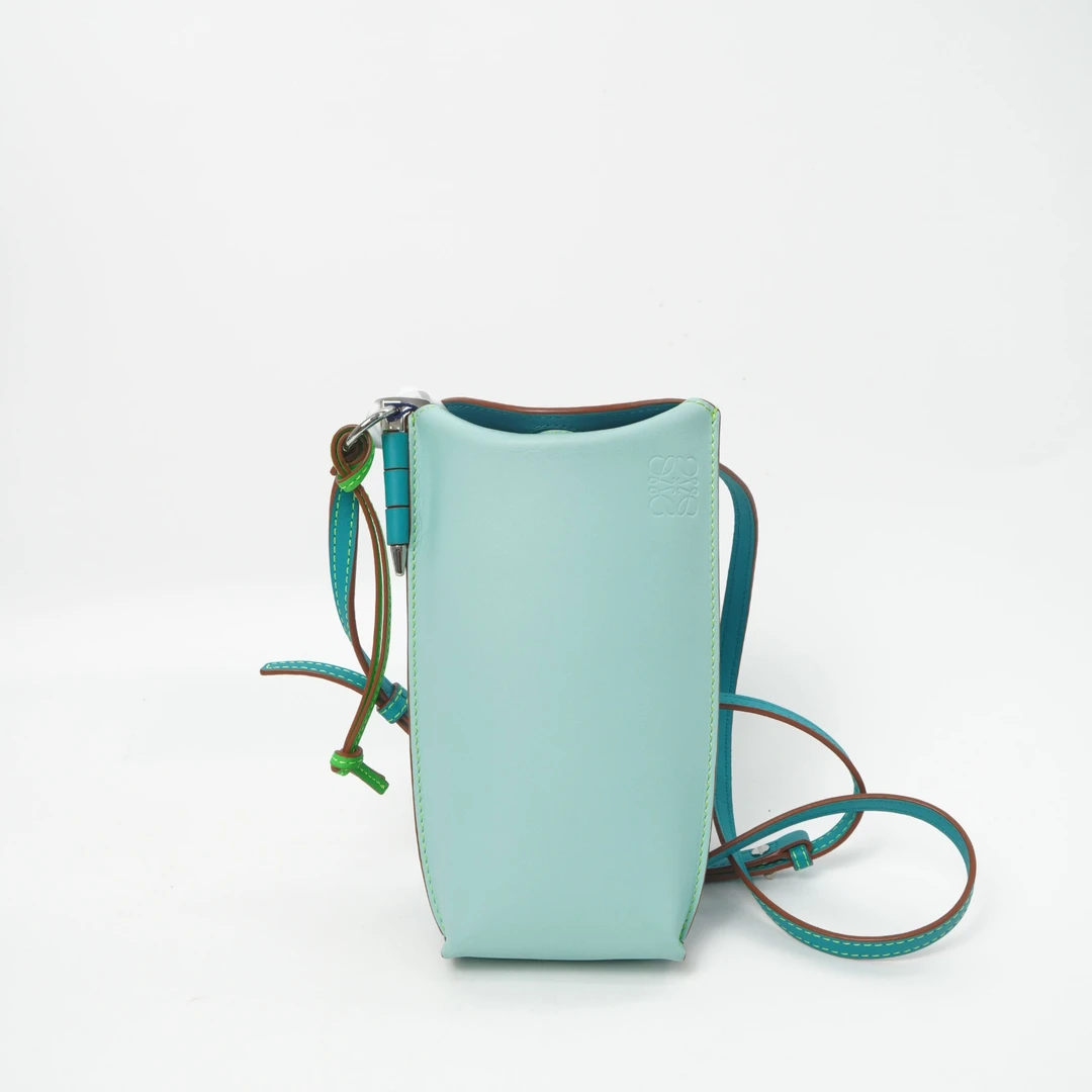 95新 LOEWE/罗意威 罗意威拼色手机包/尘袋/盒子/DS014717