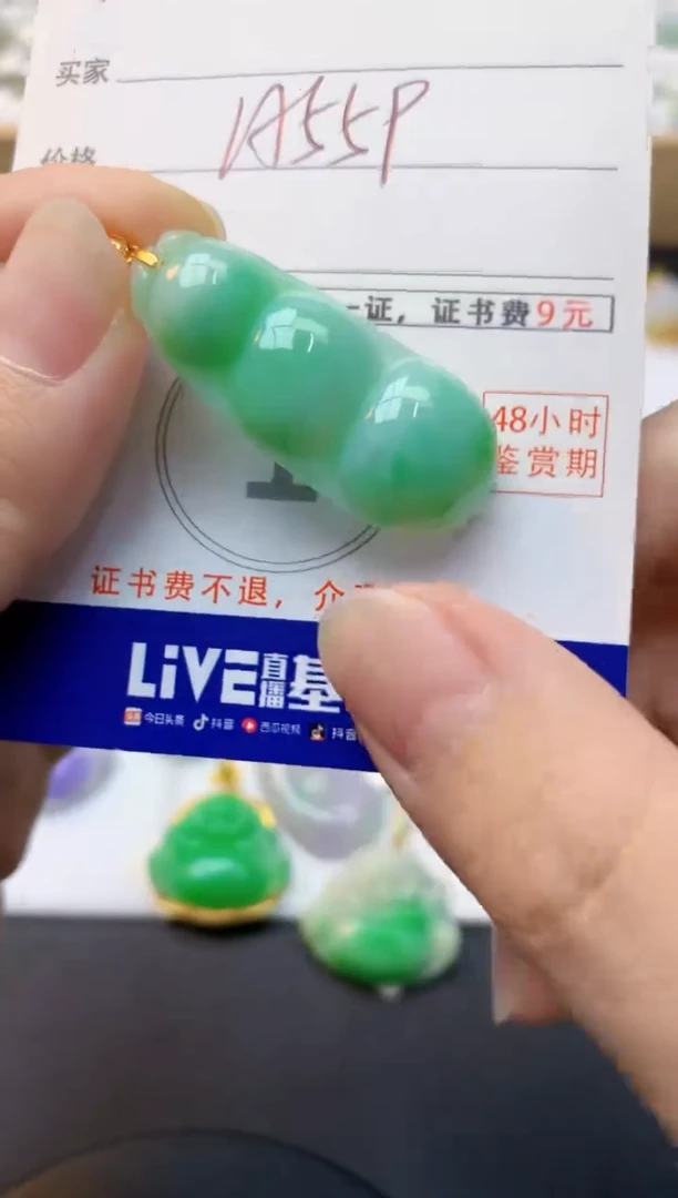 颈饰未镶嵌翡翠天然缅甸A货翡翠