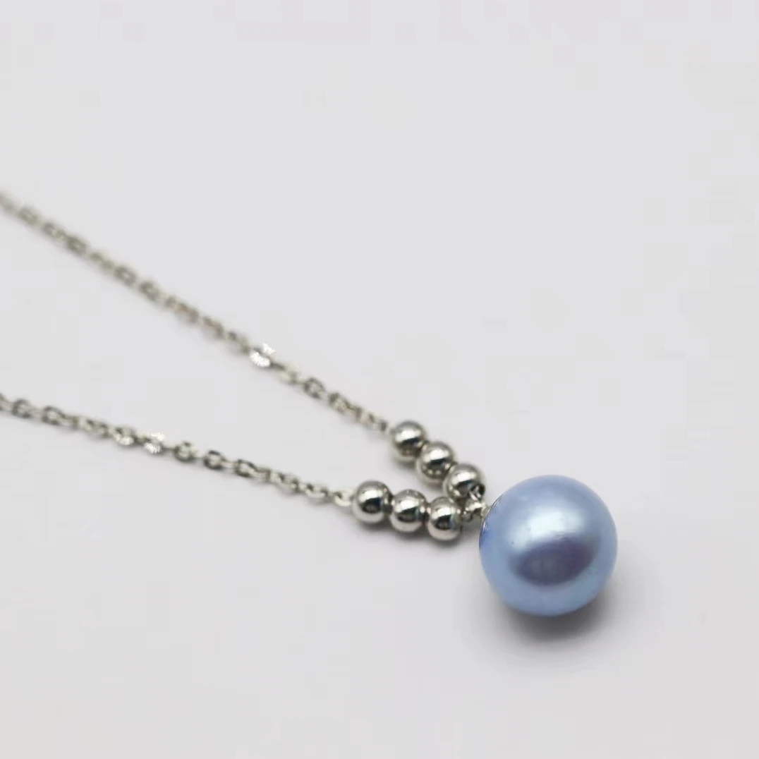 56  六加一蓝雪珍珠吊坠