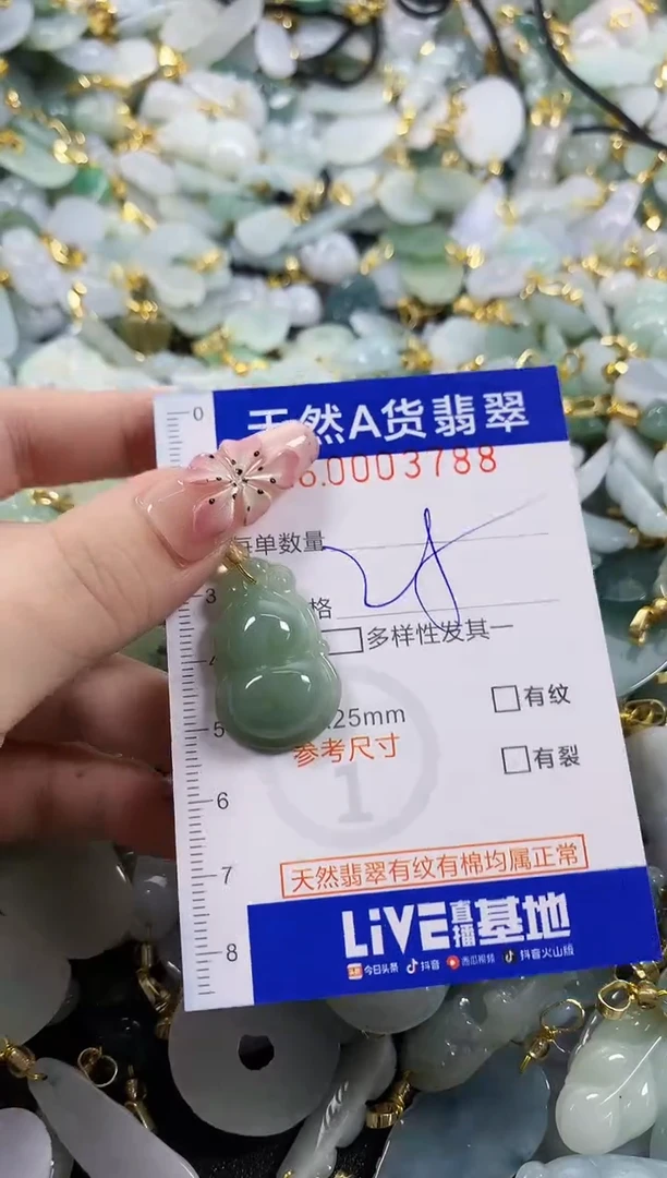 颈饰未镶嵌翡翠天然A货翡翠