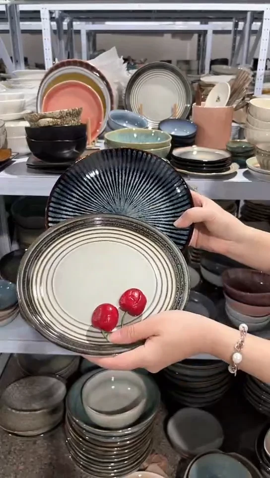 【闪购商品】瓷片外贸尾货瑕疵满20包邮X2 小盘组合