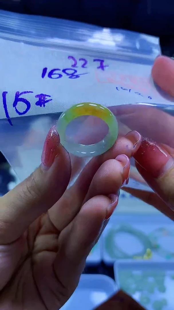 未镶嵌定制翡翠戒圈#168元-毛货需精细抛光