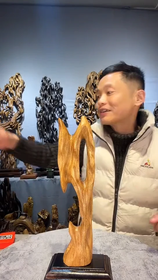 【闪购商品】金丝楠金丝楠小叶桢楠随行摆件14