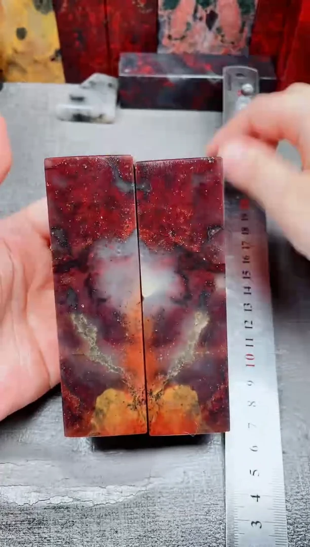 桂林鸡血玉素章对章52