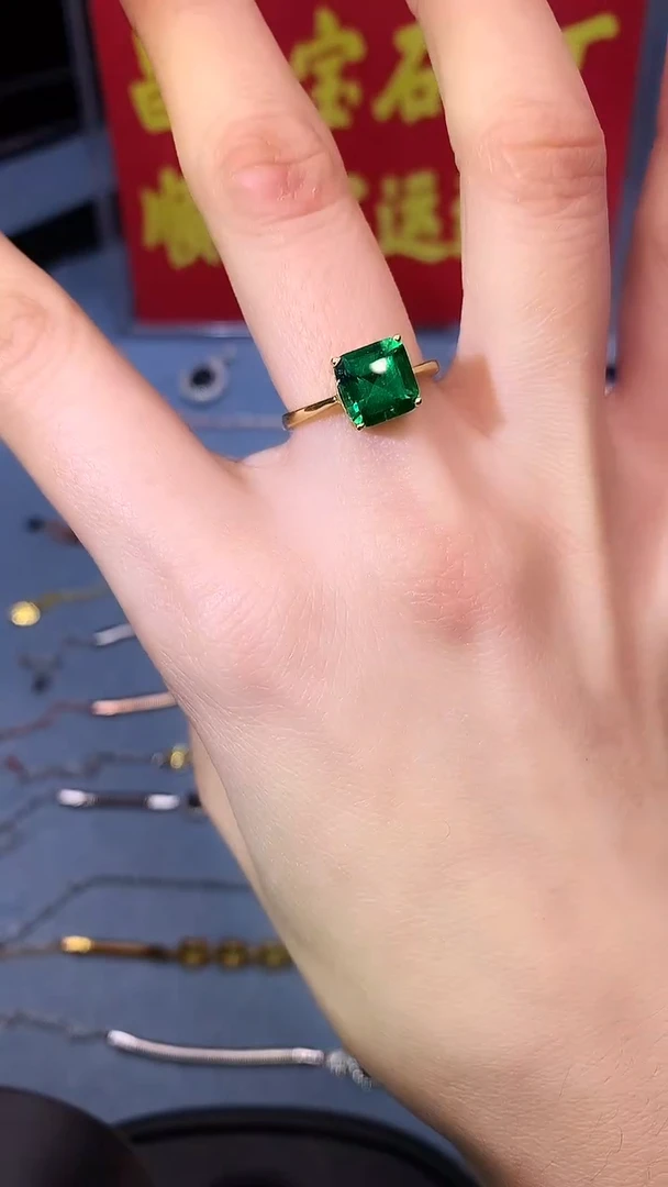 【闪购商品】透辉石戒指银S925镶嵌11111