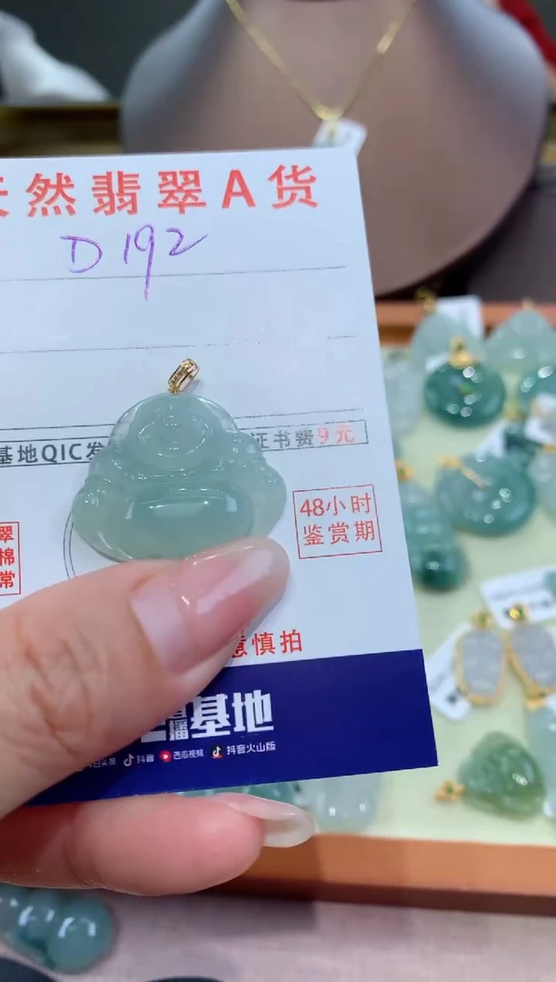 【闪购商品】翡翠颈饰未镶嵌天然缅甸a货翡翠