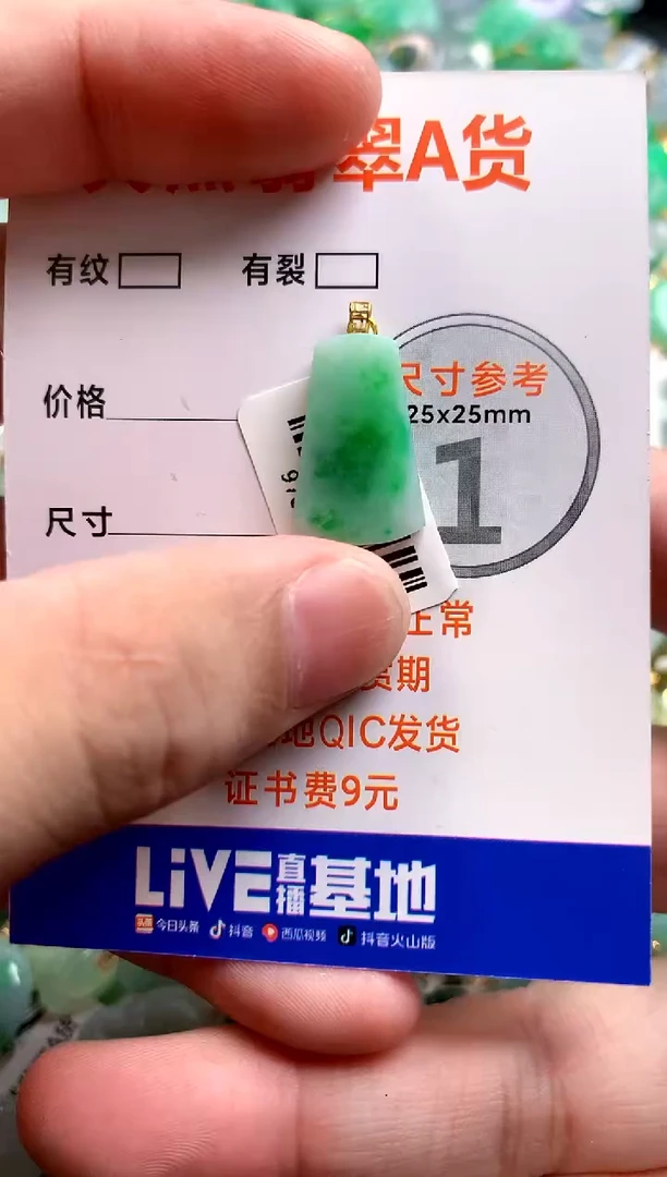 颈饰18K金镶嵌翡翠0399104447