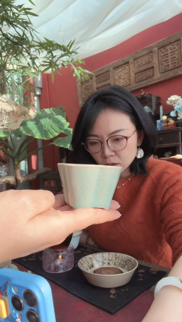摆件陶板娘的茶茶具xzz097