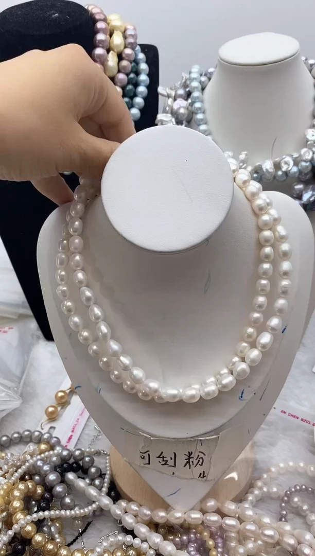 淡水珍珠钛钢颈饰150