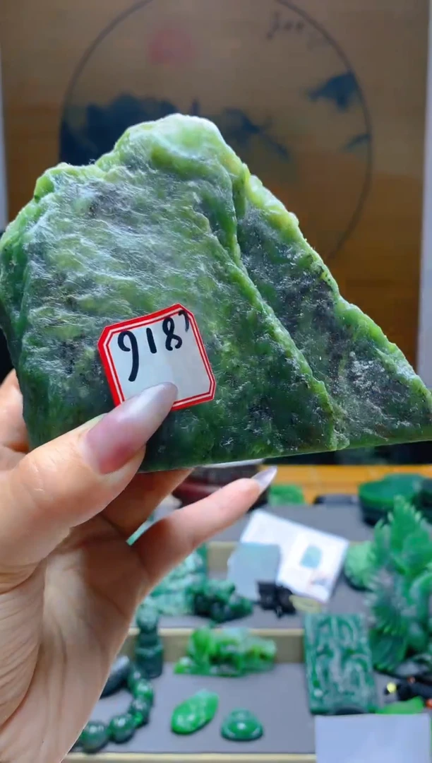 【闪购商品】和田玉（碧玉）珠宝半成品未镶嵌1