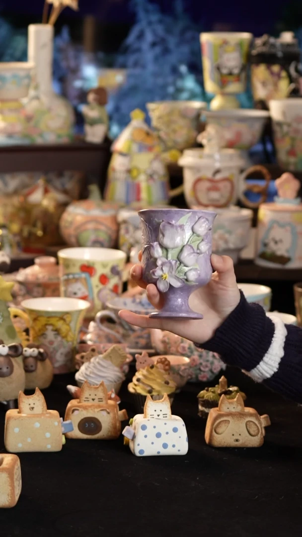 其他陶景德镇釉下彩手绘设计师款陶瓷