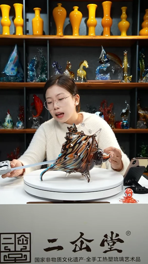 手工艺品琉璃海螺