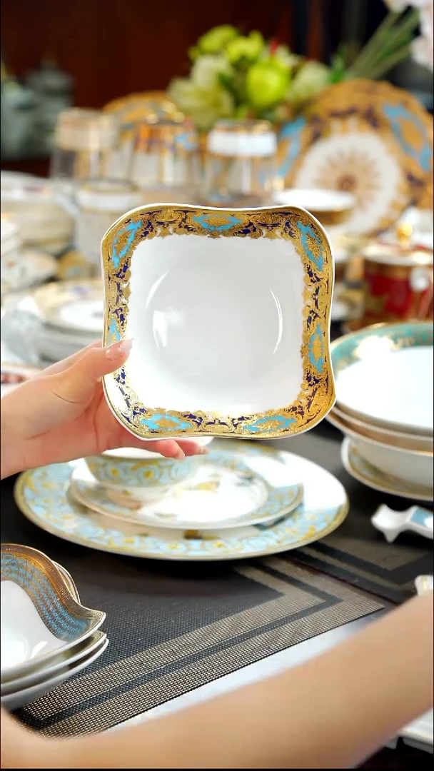 瓷片沙拉碗  2个 福利款