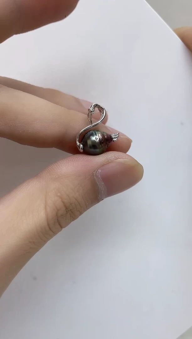 颈饰海水珍珠银S925镶嵌