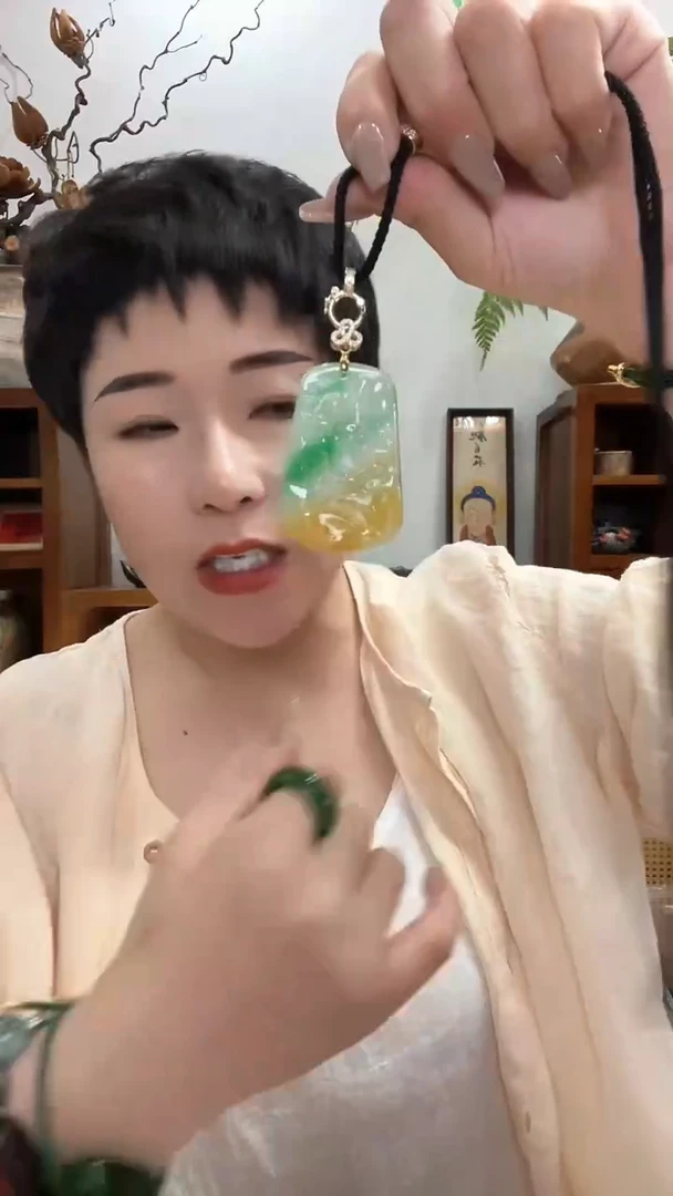 翡翠合金吊坠(赠链)197