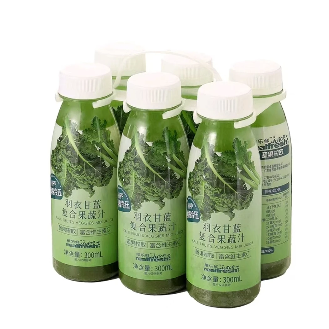 【会员商店】维乐鲜 羽衣甘蓝复合果蔬汁300ml*6瓶 顺丰冷运