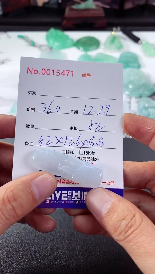 颈饰未镶嵌翡翠悟道