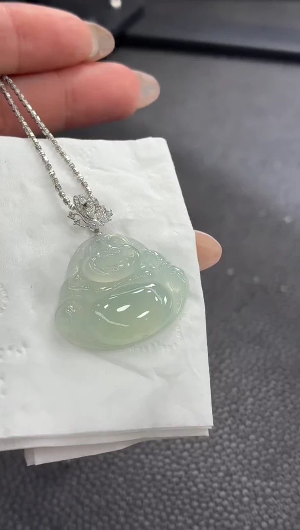 18K金镶嵌定制翡翠DDJ43741