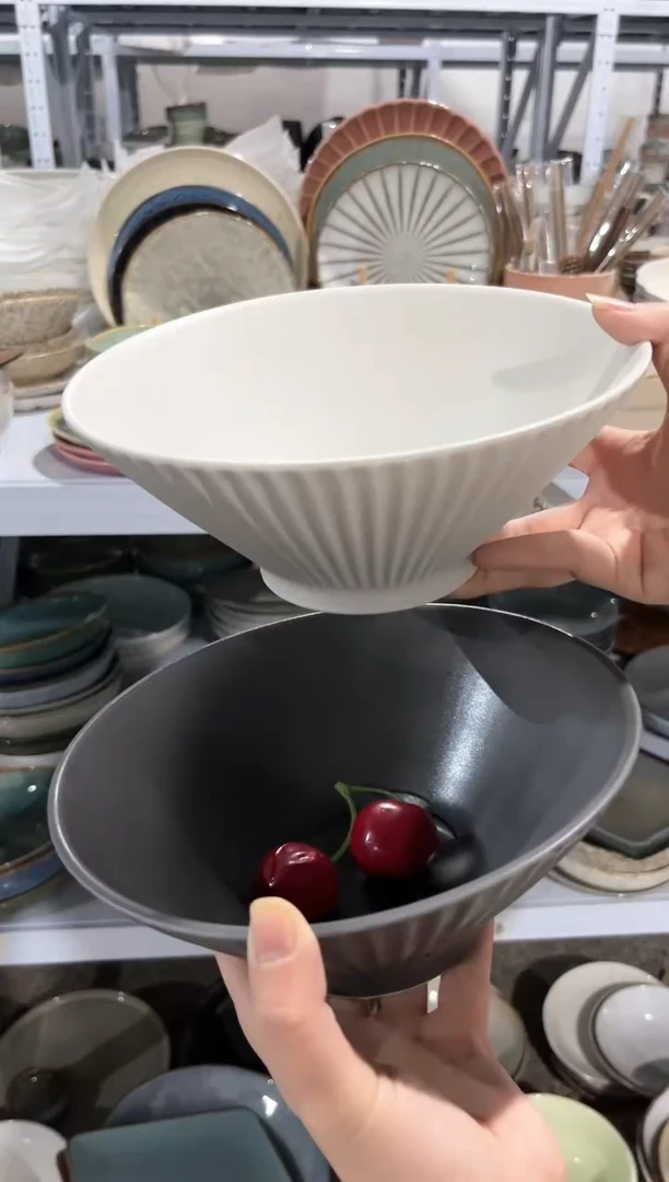 【闪购商品】瓷片外贸尾货瑕疵满20包邮X2 八英寸灰加白