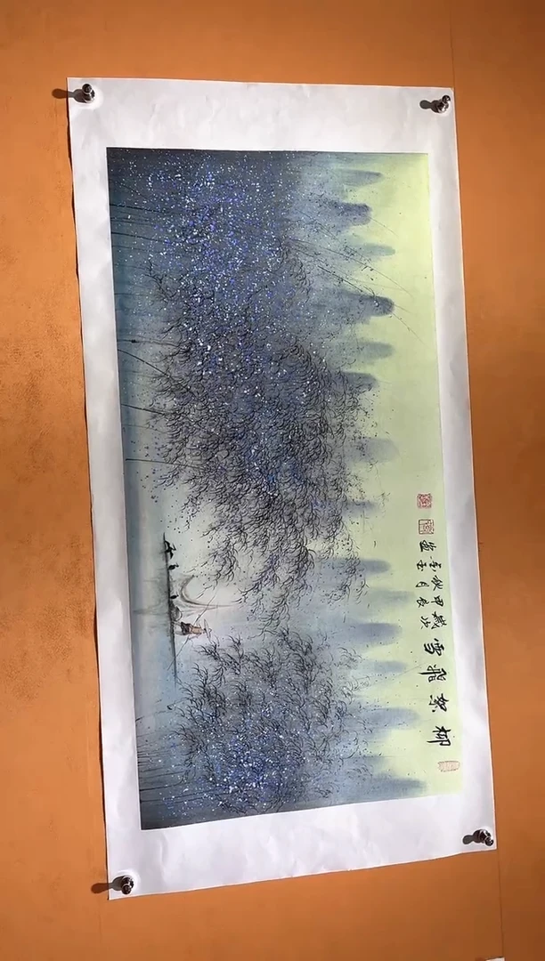 国画刘金玉教授亲笔手绘