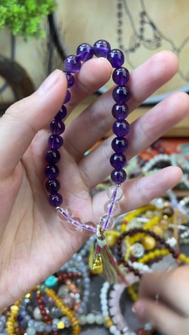 【闪购商品】紫晶手链未镶嵌230手串