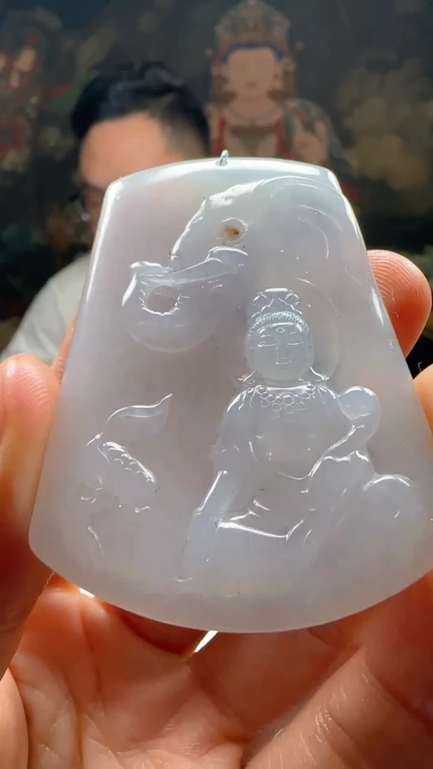 【闪购商品】定制翡翠未镶嵌L-@@QJXC11773