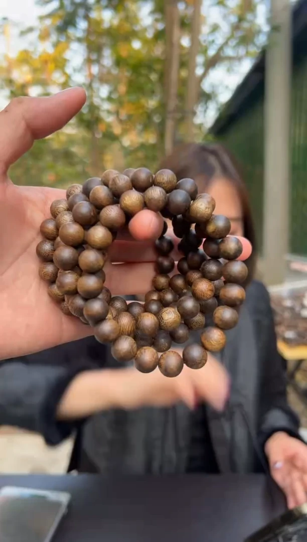 【闪购商品】沉香手串8克绿奇楠1.0手串多样性发货1条6号