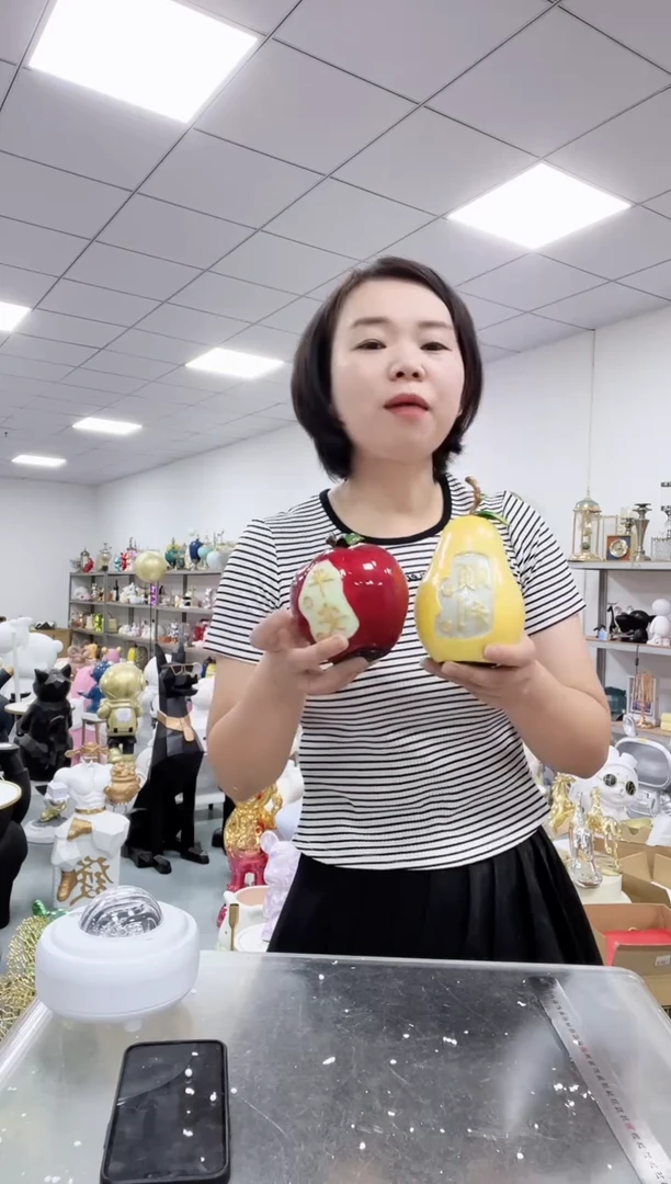 悦美珐琅彩苹果梨套装礼盒装