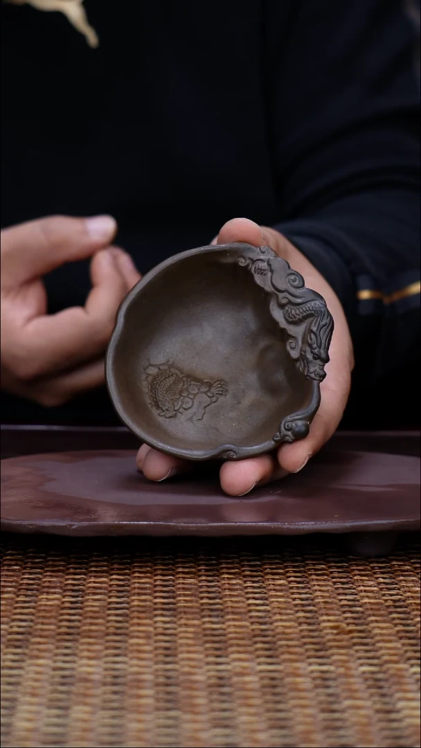 茶壶紫砂汀禾紫砂隐龙主人杯