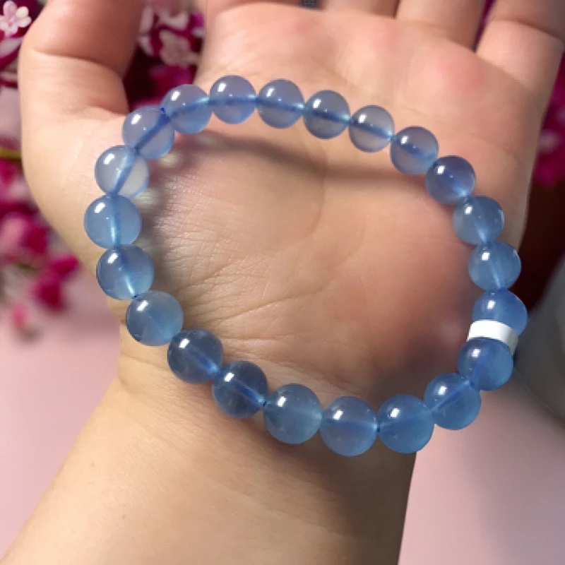 糯体魔鬼蓝海蓝宝AB0005