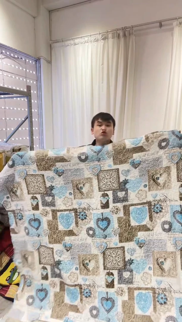 棉180*230纯棉床盖50号微瑕