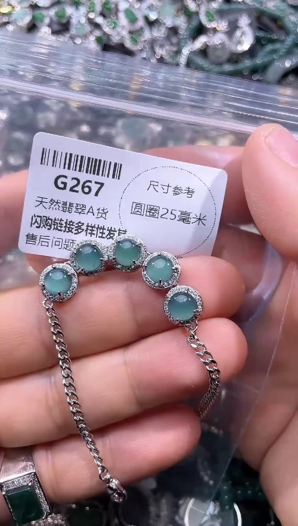 【闪购商品】翡翠颈饰未镶嵌G267手链