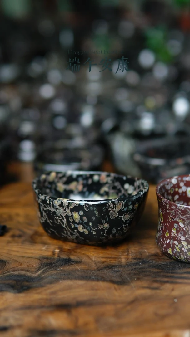 梅花玉彩梅花色随形杯一个111