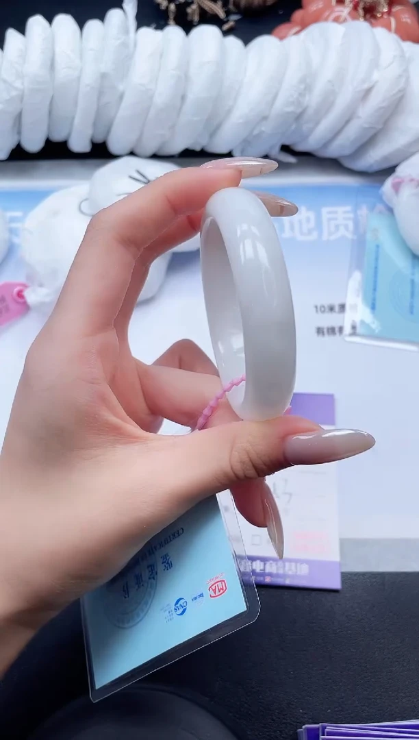 未镶嵌手镯和田玉10V12-53