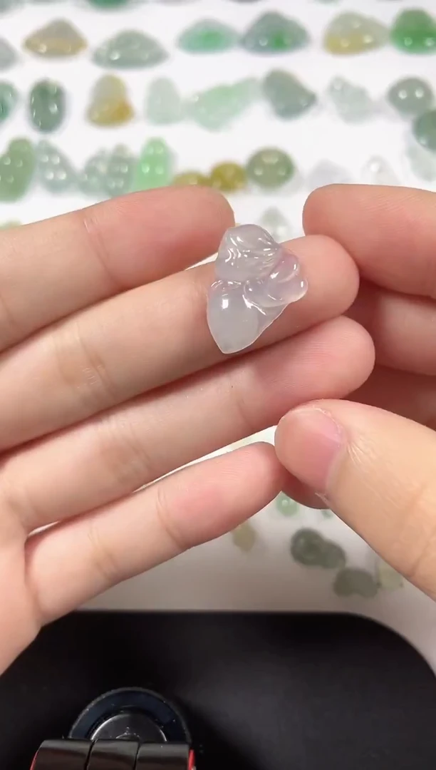 未镶嵌裸石翡翠翡翠未镶嵌颈饰天然翡翠Ａ货8886