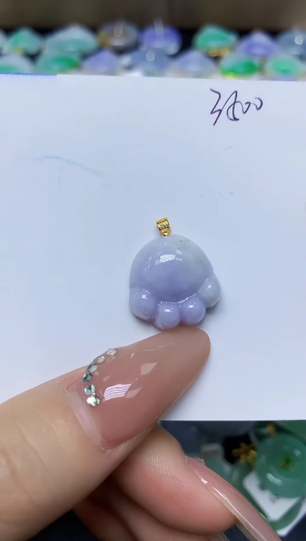 翡翠未镶嵌颈饰 天然缅甸翡翠A货