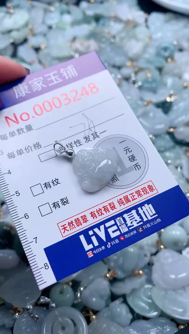 颈饰未镶嵌翡翠3248