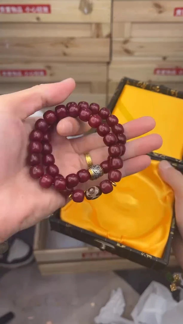 得闲文玩阁天珠红菩提链接@@ys895