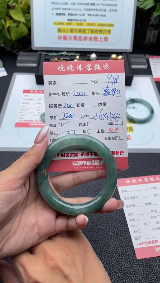 未镶嵌手镯翡翠手镯