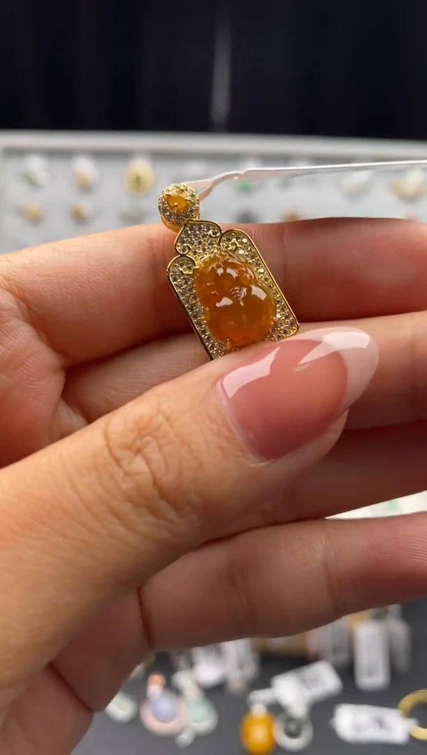 银S925镶嵌戒指翡翠?****?天然A货翡翠