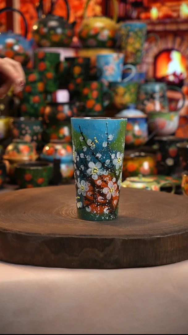 油画   釉下彩   杯子