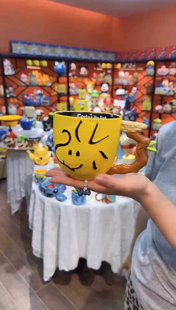 瓷片@@幸福一家人塔克陶瓷杯